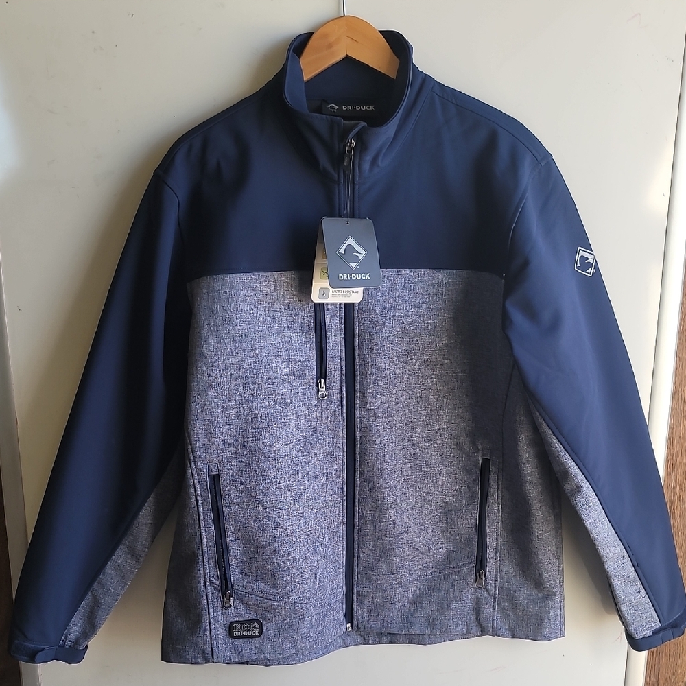 Men's Navy and Gray Performance Jacket